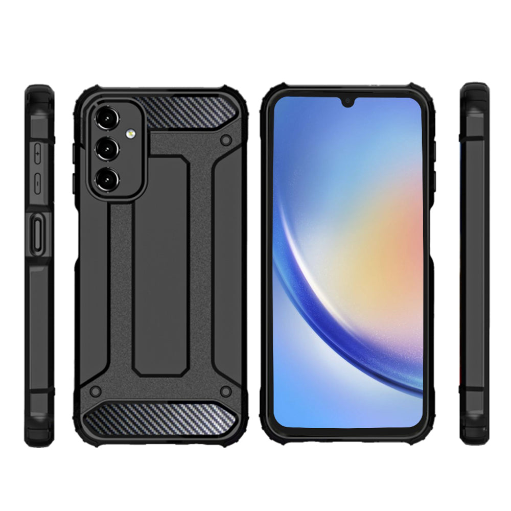 Maska za Samsung Galaxy A05s A057, Techsuit, Hybrid Armor, Crna
