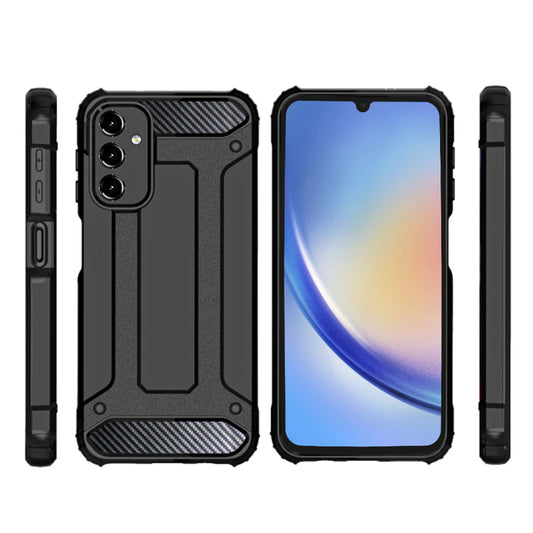 Maska za Samsung Galaxy A05s A057, Techsuit, Hybrid Armor, Crna