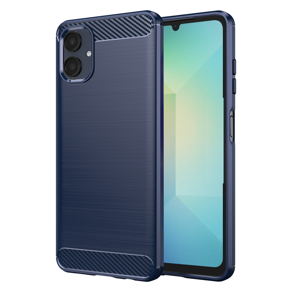 Maska za Samsung Galaxy A06 A065, Techsuit, Karbon, Plava