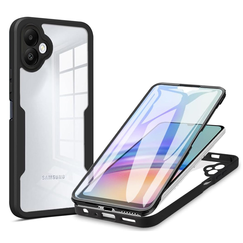 Maska za Samsung Galaxy A06 A065, Techsuit, ColorVerse 360, Crna