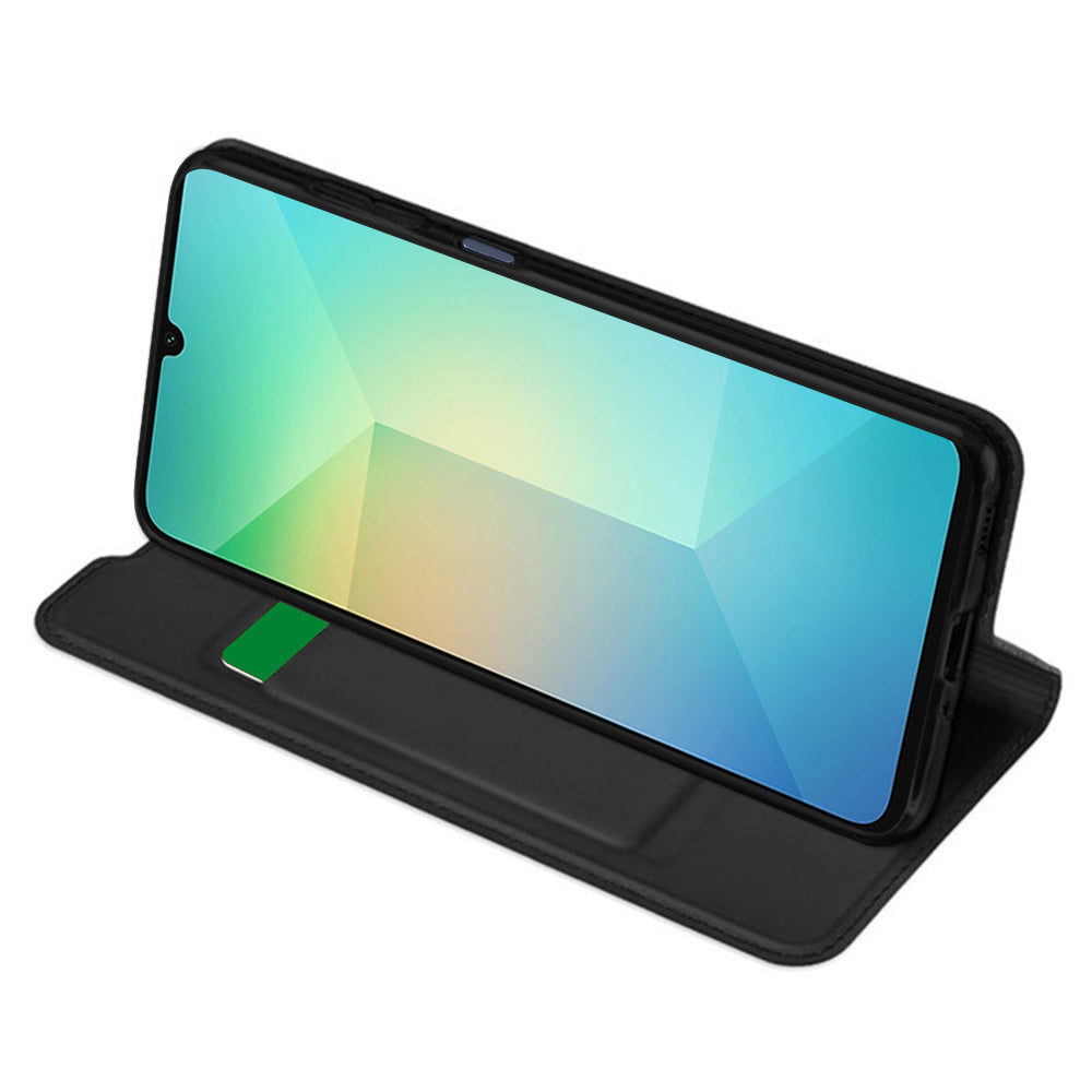 Maska za Samsung Galaxy A06 A065, Techsuit, Magskin Book, Crna