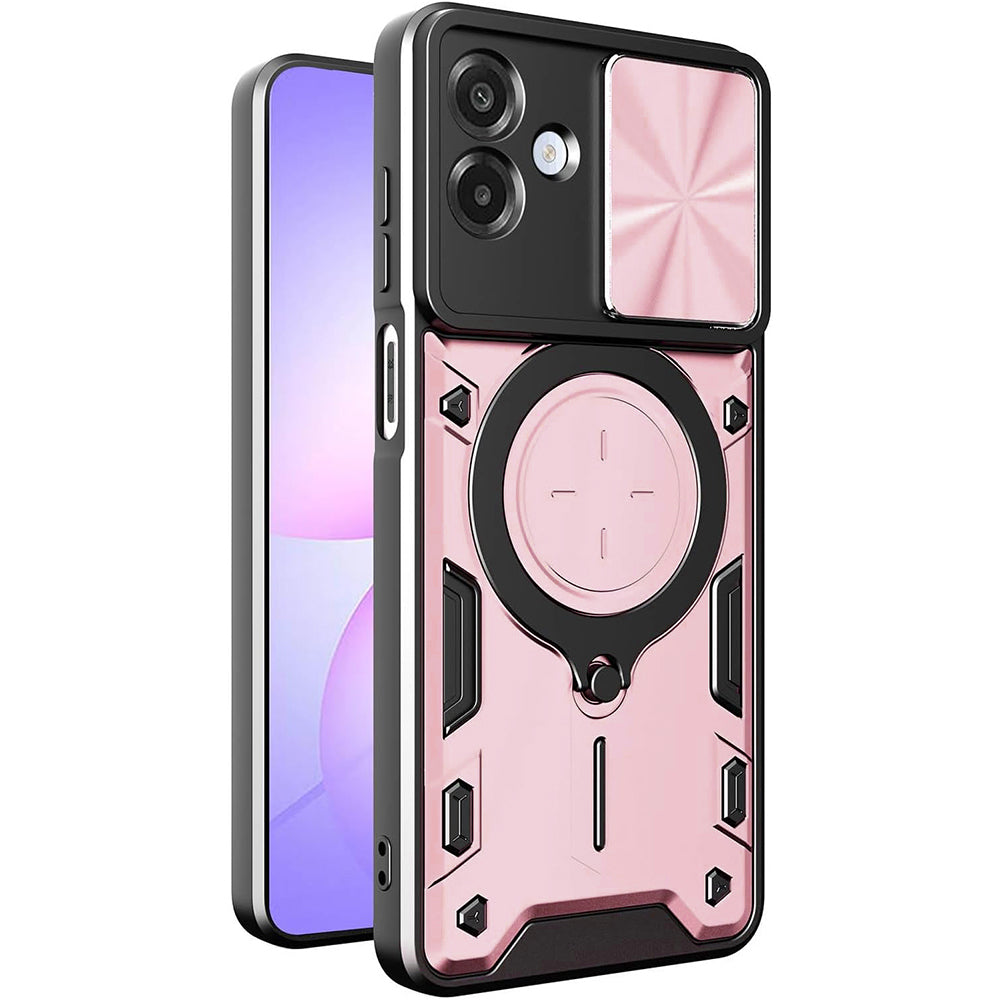 Maska za Samsung Galaxy A07 4G A075, Techsuit, CamGuard Pro, Roza