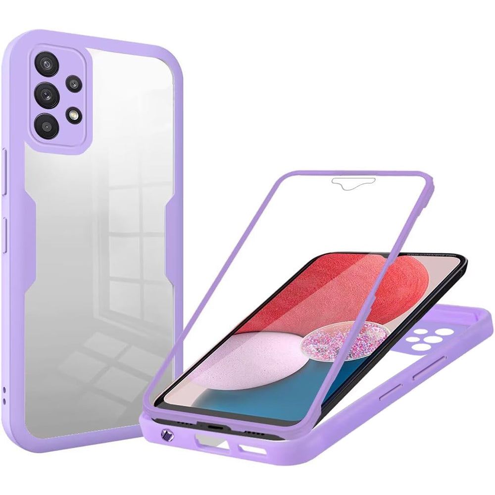 Maska za Samsung Galaxy A13 A135, Techsuit, ColorVerse 360, Ljubičasta