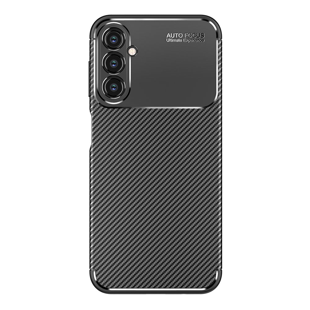 Maska za Samsung Galaxy A14 A145 / A14 5G A146, Techsuit, CarbonFiber, Crna