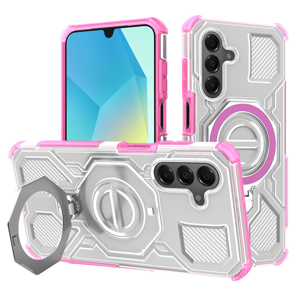 Futrola za Samsung Galaxy A16 5G A166 / A16 4G A165, Techsuit, Carbon Shield Pro, Roza