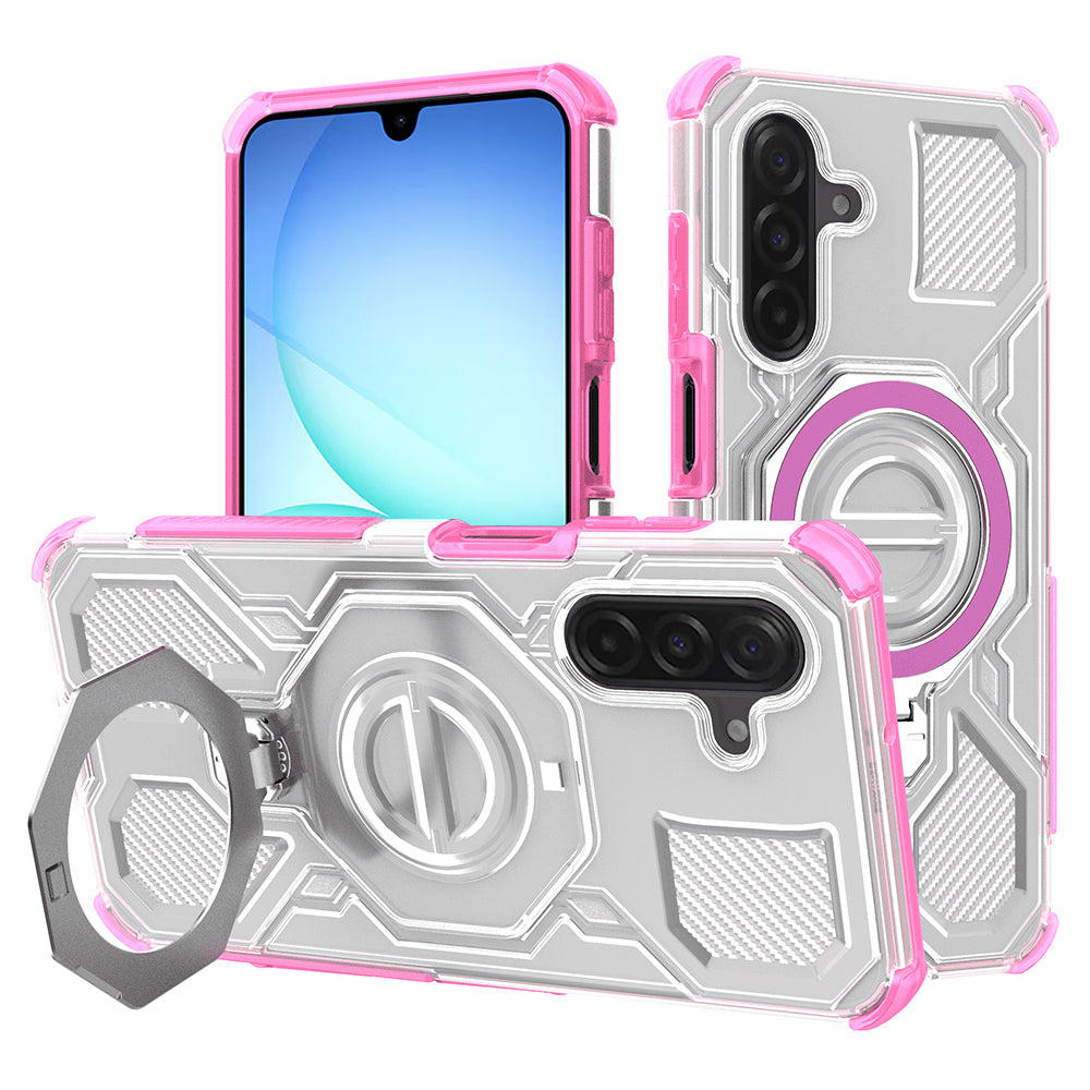 Futrola za Samsung Galaxy A17 4G / A17 5G, Techsuit, Carbon Shield Pro, Roza