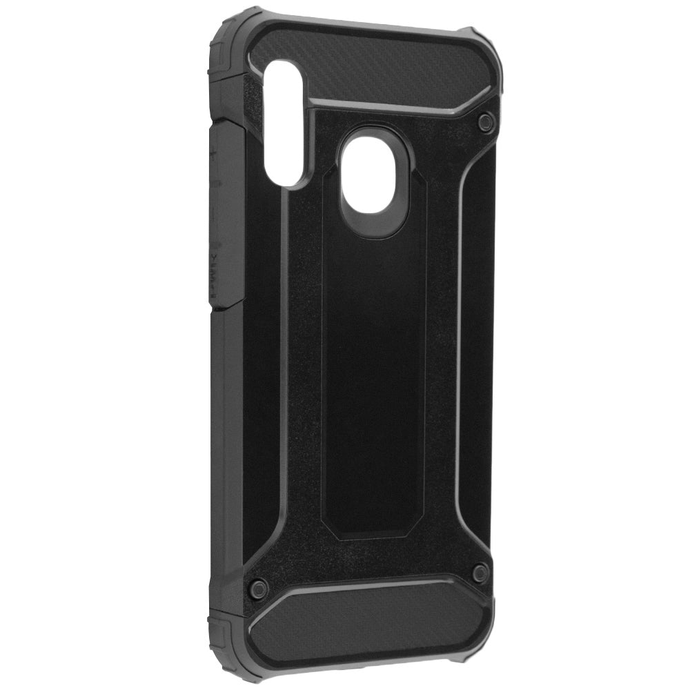 Maska za Samsung Galaxy A20e A202, Techsuit, Hybrid Armor, Crna