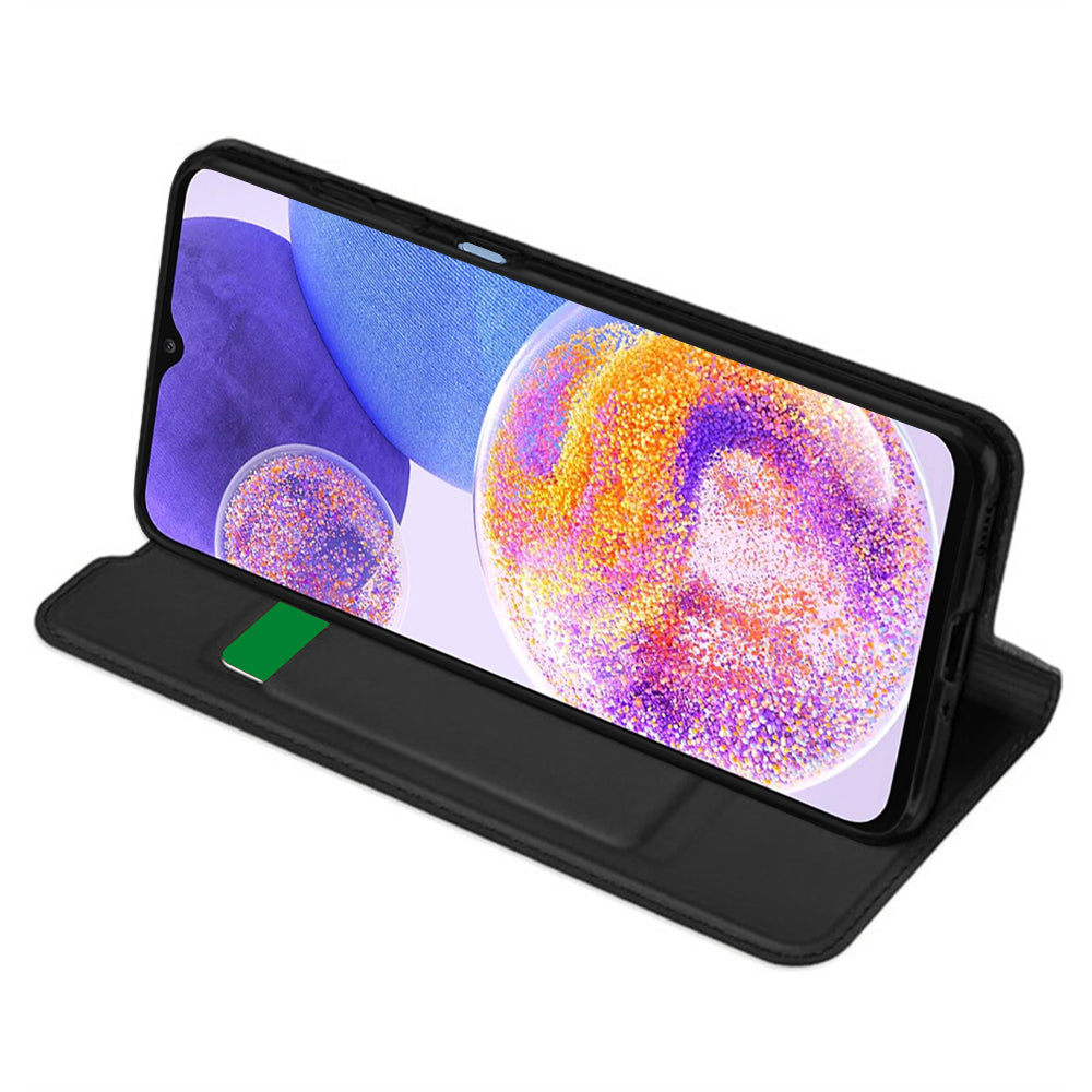 Maska za Samsung Galaxy A23 5G A236 / A23 A235, Techsuit, Magskin Book, Crna
