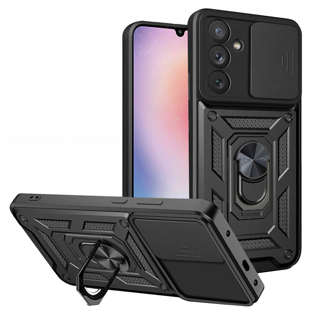 Maska za Samsung Galaxy A24 4G A245, Techsuit, CamShield, Crna