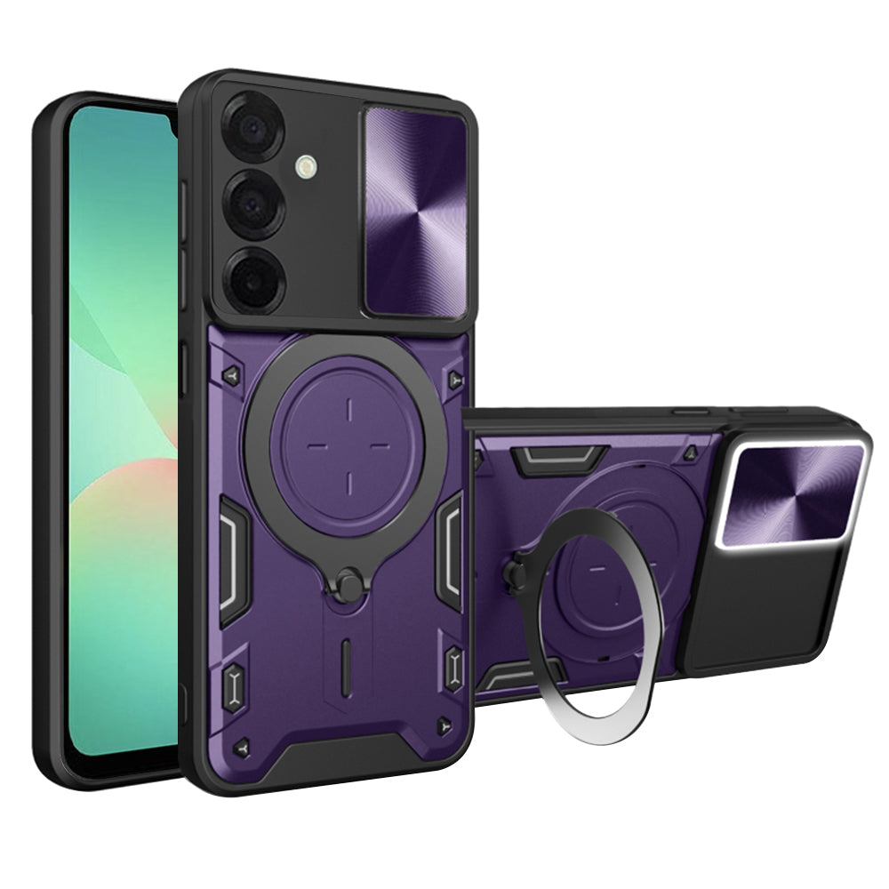 Maska za Samsung Galaxy A26 A266, Techsuit, CamGuard Pro, Ljubičasta