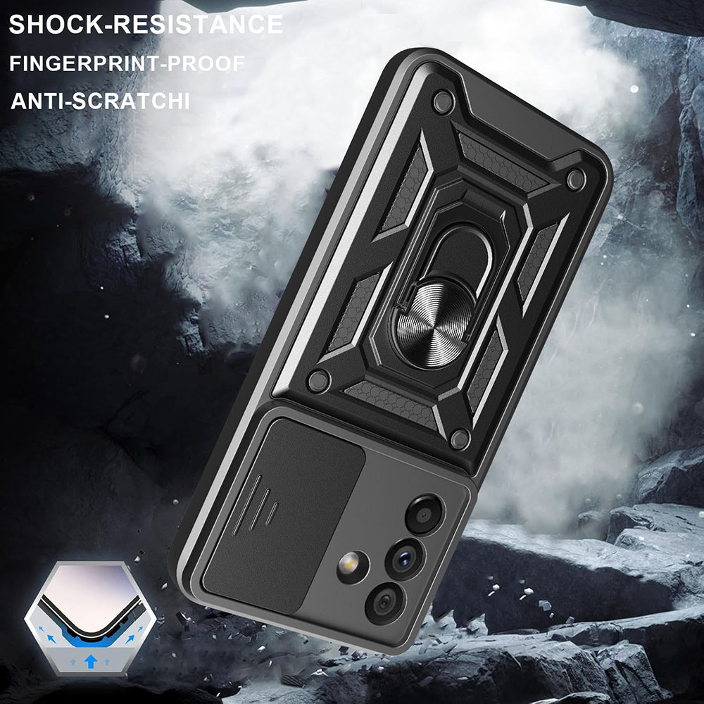 Maska za Samsung Galaxy A26 A266, Techsuit, CamShield, Crna