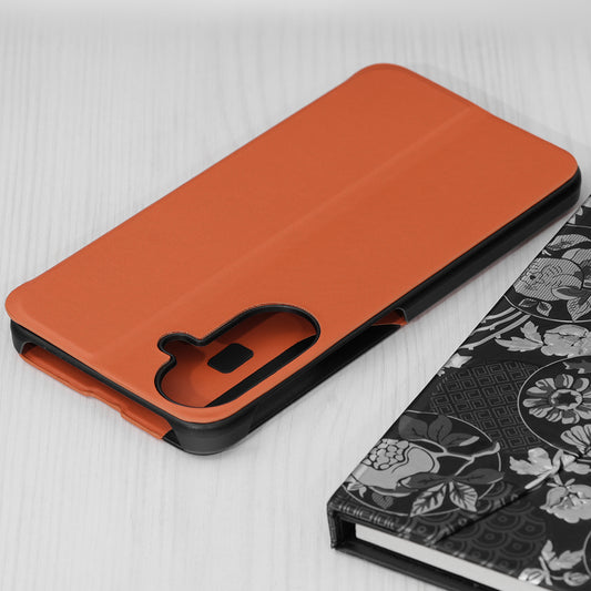 Maska za Samsung Galaxy A27 5G, Techsuit, eFold New Model, Narančasta