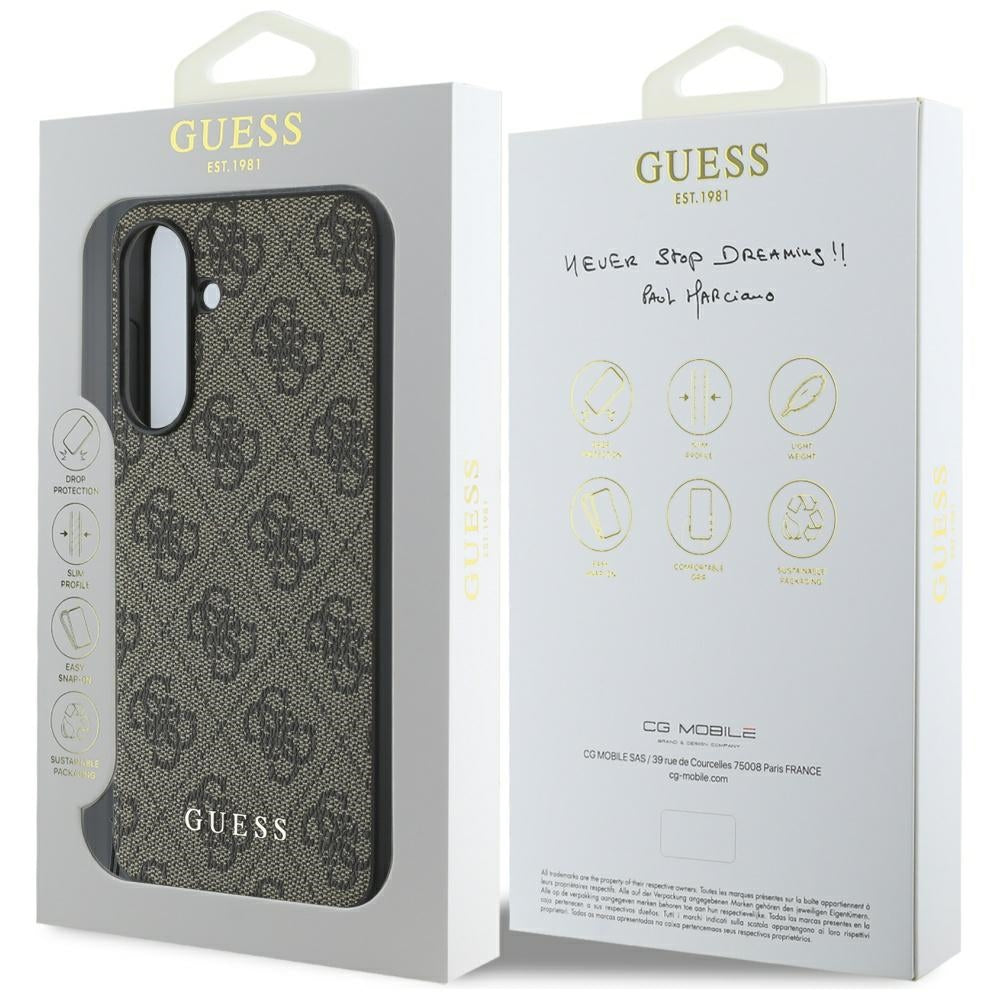 Futrola za Samsung Galaxy A36 A366, Guess, 4G Charm, smeđa
