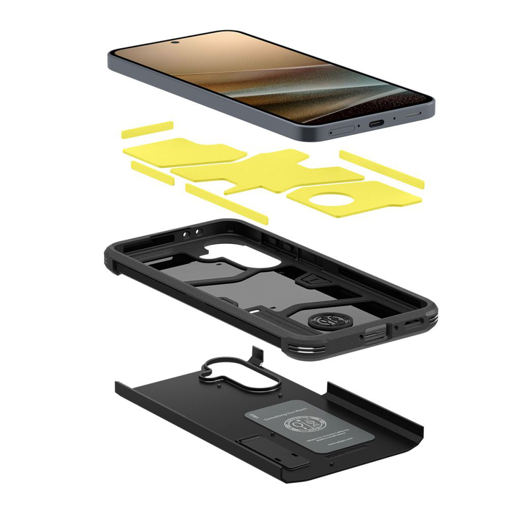 Maska za Samsung Galaxy A36 A366, Spigen, Tough Armor, Crna ACS09166