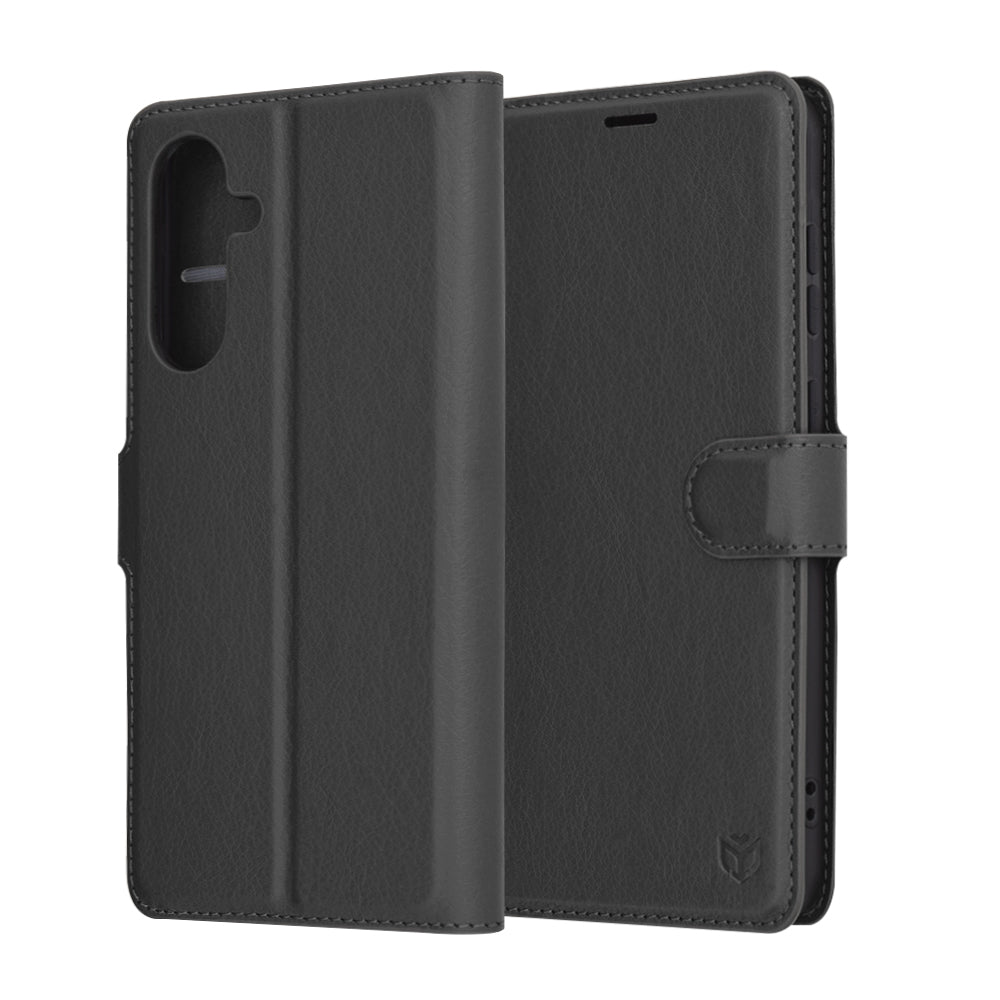 Futrola za Samsung Galaxy A36 A366, Techsuit, Leather Folio, Crna