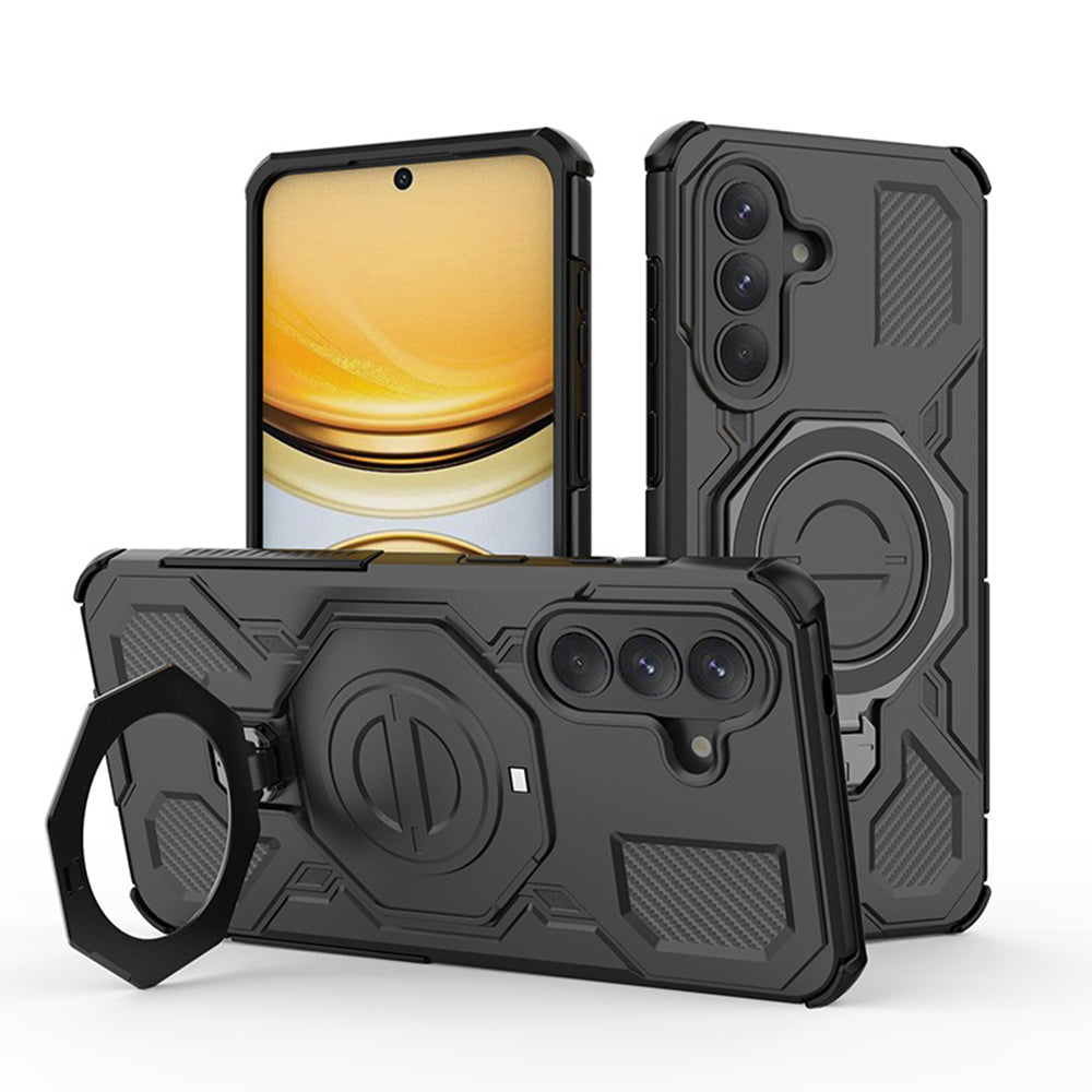 Futrola za Samsung Galaxy A37 5G, Techsuit, Carbon Shield Pro, Crna