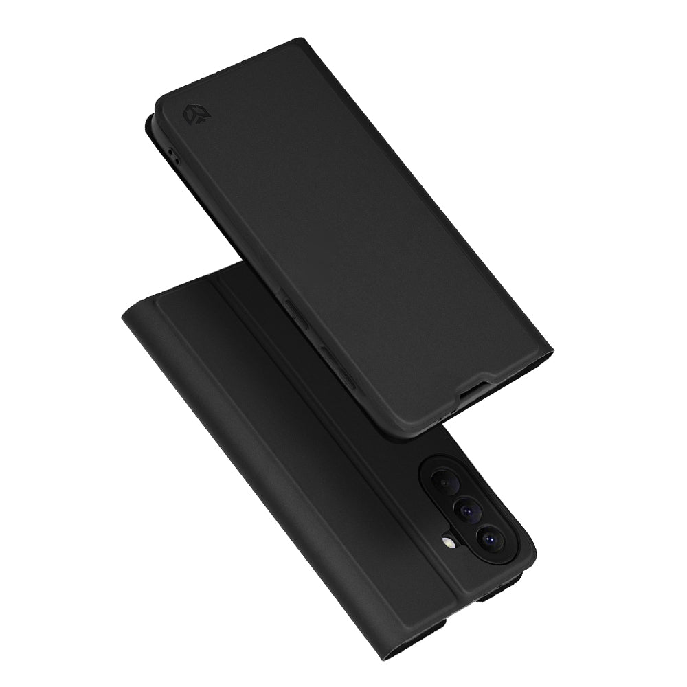 Futrola za Samsung Galaxy A37 5G, Techsuit, Magskin Book, Crna