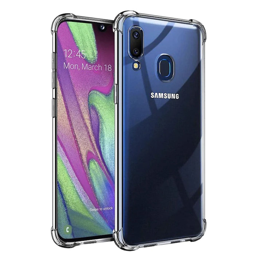 Maska za Samsung Galaxy A40 A405, Techsuit, Otporna na udarce, Prozirna