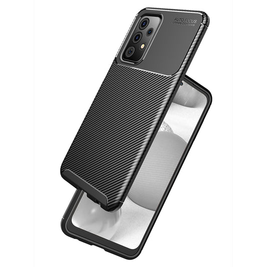 Maska za Samsung Galaxy A52s 5G A528 / A52 5G A526 / A52 A525, Techsuit, CarbonFiber, Crna