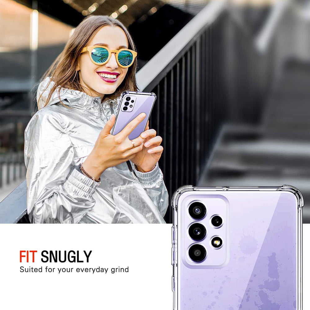 Maska za Samsung Galaxy A52s 5G A528 / A52 5G A526 / A52 A525, Techsuit, Otporna na udarce, Prozirna