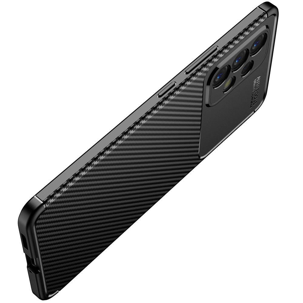 Maska za Samsung Galaxy A53 5G A536, Techsuit, CarbonFiber, Crna