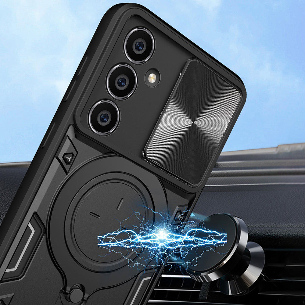 Maska za Samsung Galaxy A54 A546, Techsuit, CamGuard Pro, Crna