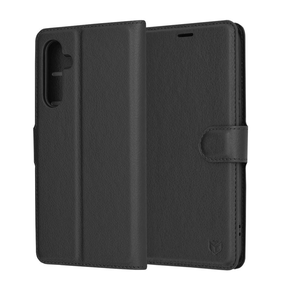 Futrola za Samsung Galaxy A54 A546, Techsuit, Kožna Folio, Crna