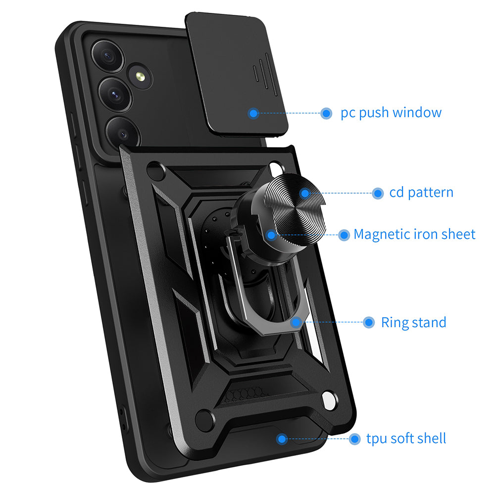 Maska za Samsung Galaxy A55 5G A556, Techsuit, CamShield, Plava