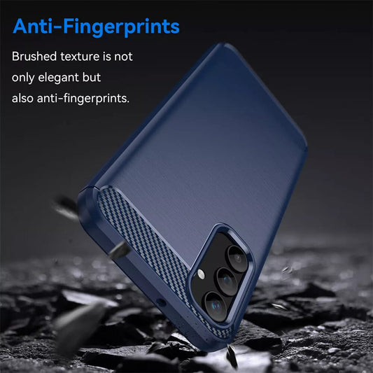 Maska za Samsung Galaxy A55 5G A556, Techsuit, Karbon, Plava