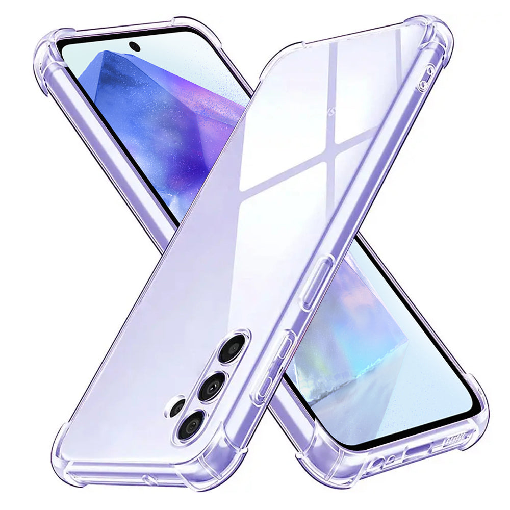 Maska za Samsung Galaxy A55 5G A556, Techsuit, Otporna na udarce, Prozirna
