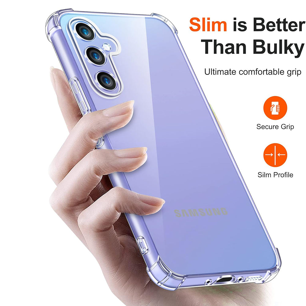 Maska za Samsung Galaxy A55 5G A556, Techsuit, Otporna na udarce, Prozirna