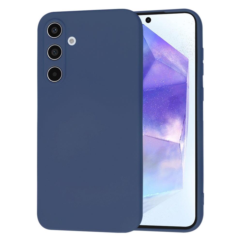 Maska za Samsung Galaxy A55 5G A556, Techsuit, SoftFlex, Tamnoplava
