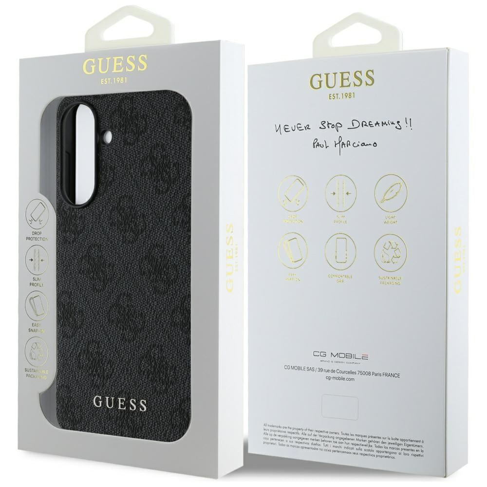 Futrola za Samsung Galaxy A56 A566, Guess, 4G Charm, Crna