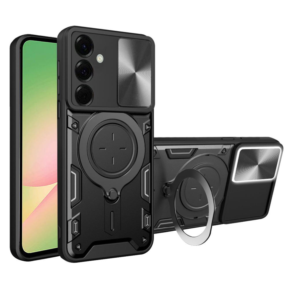 Maska za Samsung Galaxy A56 A566, Techsuit, CamGuard Pro, Crna
