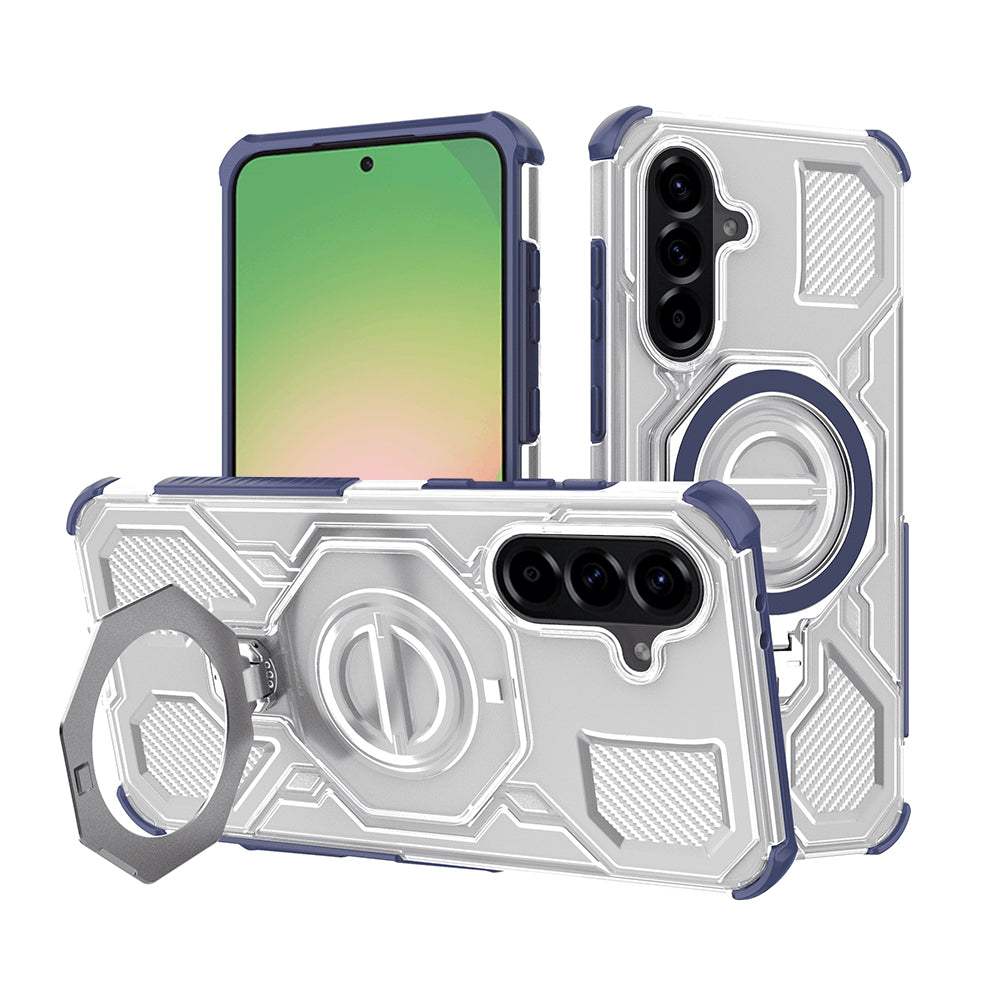 Futrola za Samsung Galaxy A56 A566, Techsuit, Carbon Shield Pro, Plava