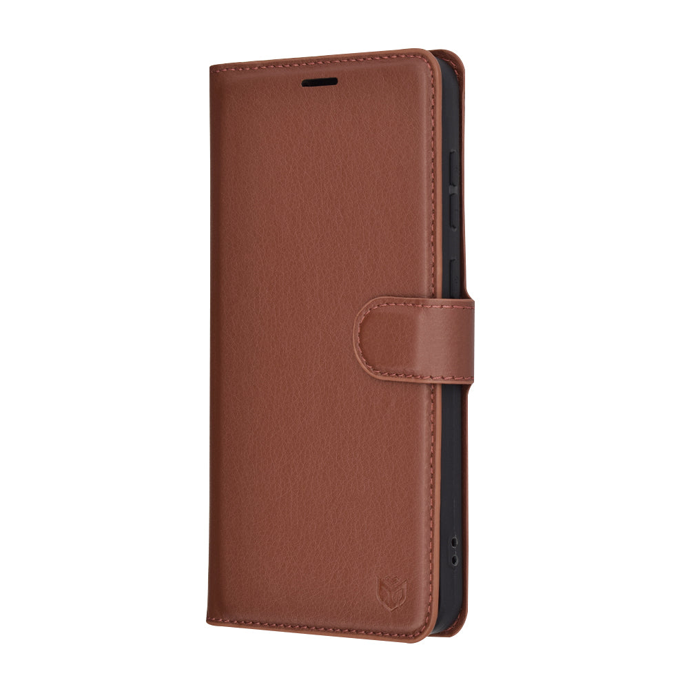 Futrola za Samsung Galaxy A56 A566, Techsuit, Kožna Folio, Smeđa