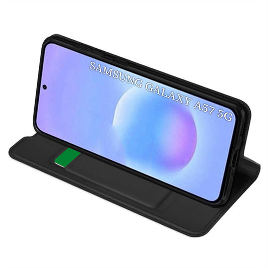 Futrola za Samsung Galaxy A57 5G, Techsuit, Magskin Book, Crna