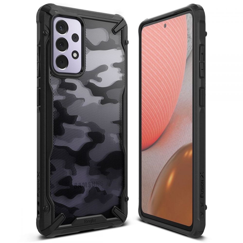 Futrola za Samsung Galaxy A72 A725 / A72 5G A726, Ringke, Fusion X Design, Kamuflaža