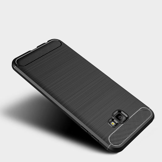 Maska za Samsung Galaxy J4 Plus (2018) J415, Techsuit, Karbon, Crna