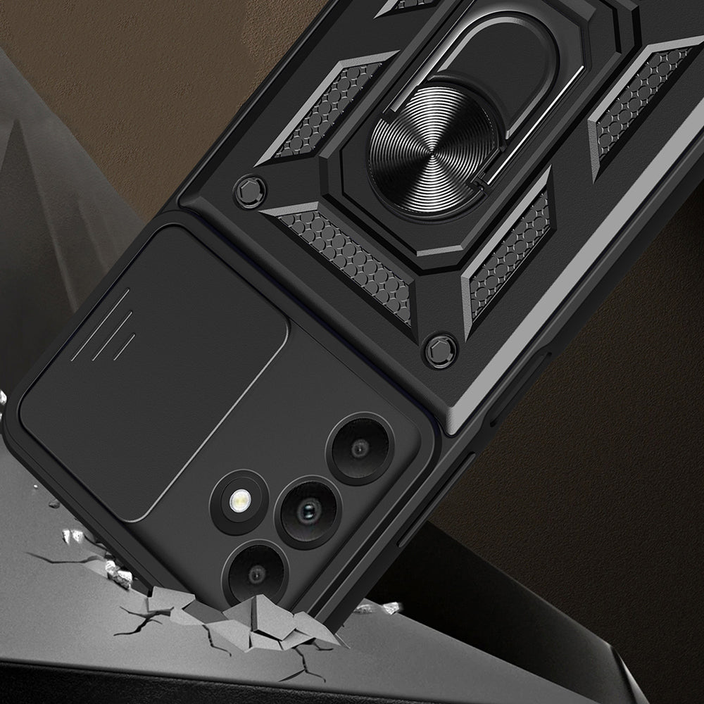 Maska za Samsung Galaxy M15, Techsuit, CamShield, Roza