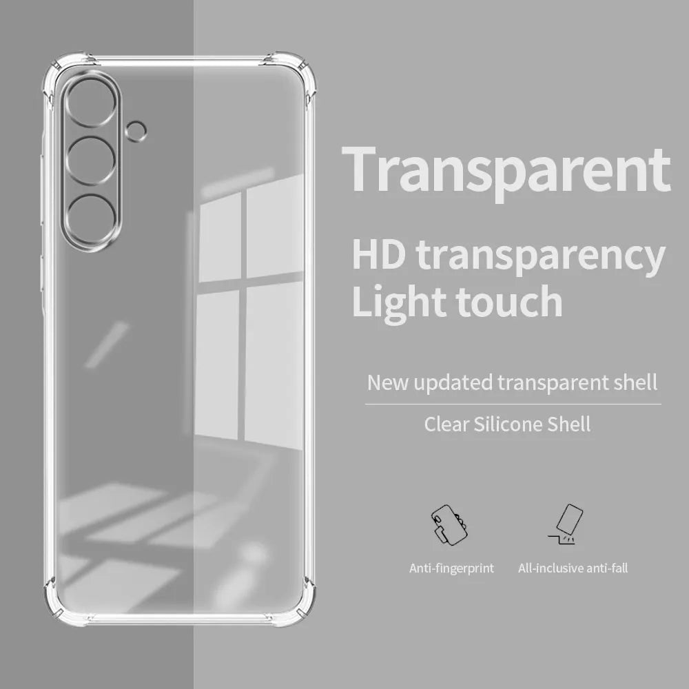 Futrola za Samsung Galaxy M15, Techsuit, Shockproof Clear, Prozirna