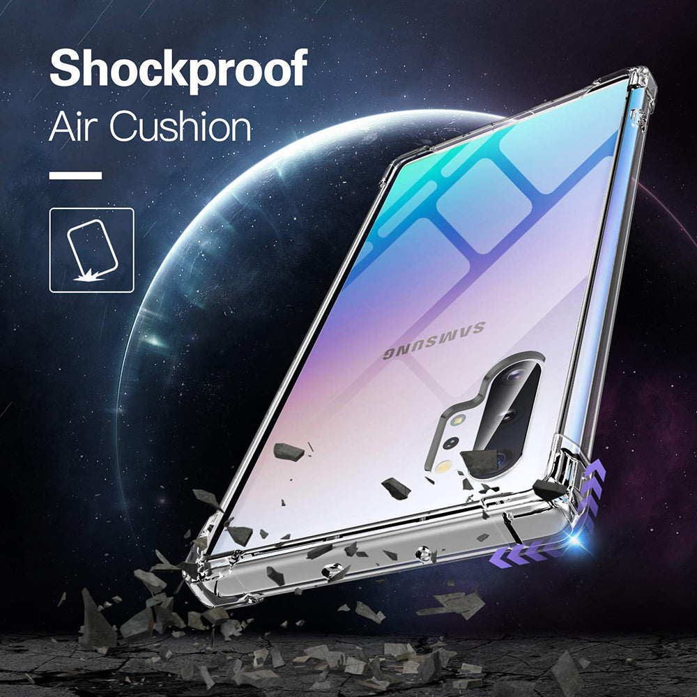 Maska za Samsung Galaxy Note 10+ 5G N976 / Note 10+ N975, Techsuit, Otporna na udarce, Prozirna