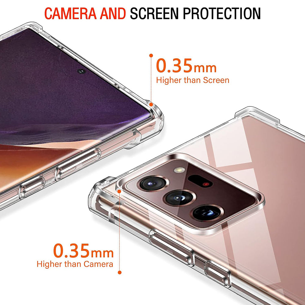 Maska za Samsung Galaxy Note 20 Ultra 5G N986 / Note 20 Ultra N985, Techsuit, Shockproof Clear, Prozirna