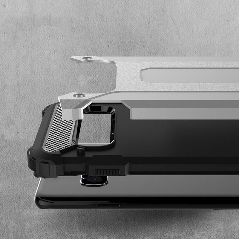 Maska za Samsung Galaxy S10 G973, Techsuit, Hybrid Armor, Crna