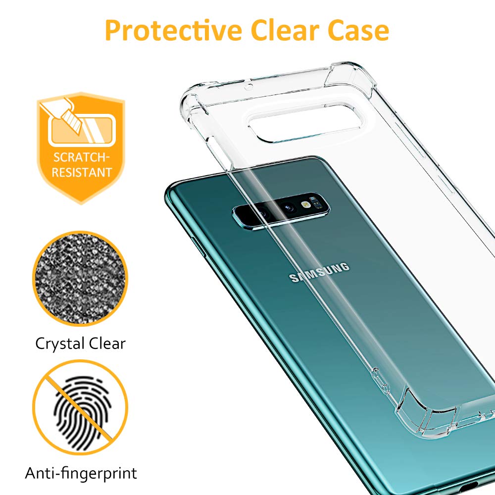 Maska za Samsung Galaxy S10e G970, Techsuit, Shockproof Clear, Prozirna