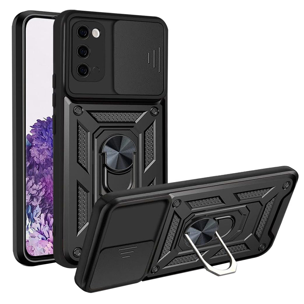 Maska za Samsung Galaxy S20 5G G981 / S20 G980, Techsuit, CamShield, Crna