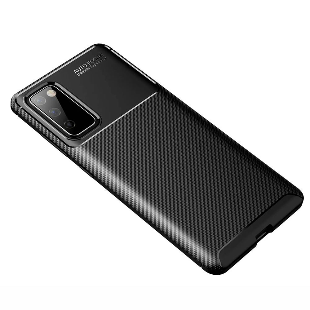 Maska za Samsung Galaxy S20 FE 2022 G781 / S20 FE 5G G781 / S20 FE G780, Techsuit, CarbonFiber, Crna