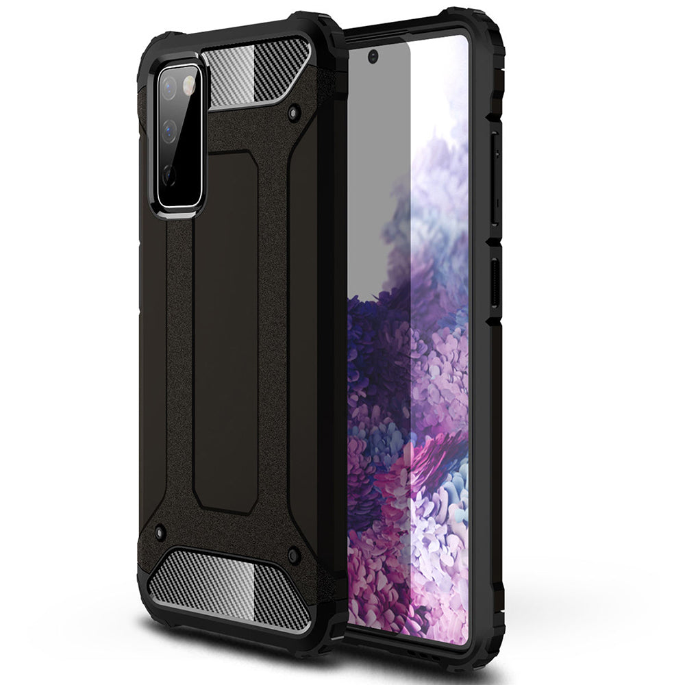 Maska za Samsung Galaxy S20 FE 2022 G781 / S20 FE 5G G781 / S20 FE G780, Techsuit, Hybrid Armor, Crna
