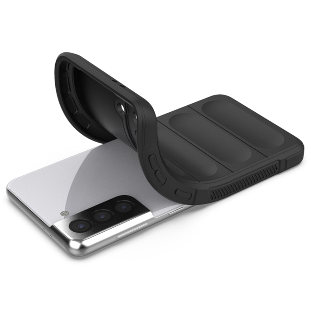 Maska za Samsung Galaxy S21 5G G991, Techsuit, Magic Shield, Crna
