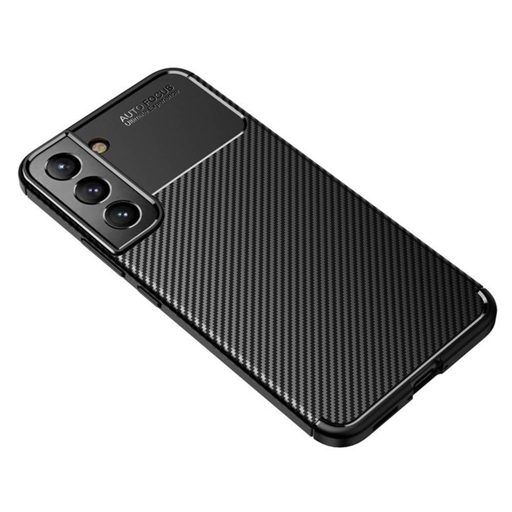 Maska za Samsung Galaxy S21 FE 5G G990, Techsuit, CarbonFiber, Crna
